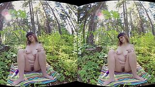 Sosha Belle Squirts Outdoors With Toys