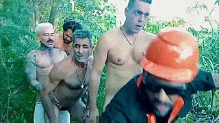 Did the metro security join the outdoor orgy?