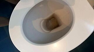 greta goes to the bathroom and then gets all hot under the blanket