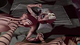 Elza L in uncensored 3D porn cartoon