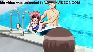 Ever almost get caught screwing step-sister by the pool?