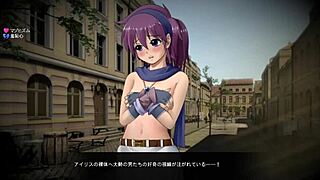 Hentai RPG gameplay with steamy anime action in tight leggings