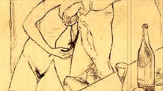 Vintage Anime Illustration