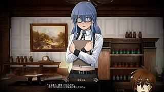 Hentai RPG gameplay with steamy anime action in tight leggings