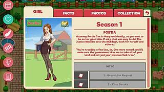 Redhead And Brunette Play Booty Farm Game
