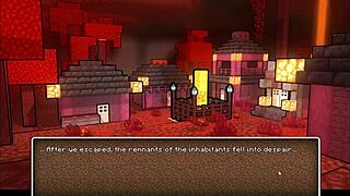 Hornycraft Parody Hentai Game Ep 47 Piglin Gets Huge Cock Ending