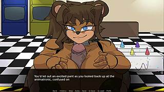 Soft Pillowy Curves Wrap Tight in FNAF Porn Game Boobjob