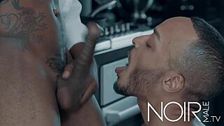 Giving my chef a special blowjob gift 😏