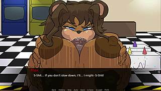 Soft Pillowy Curves Wrap Tight in FNAF Porn Game Boobjob