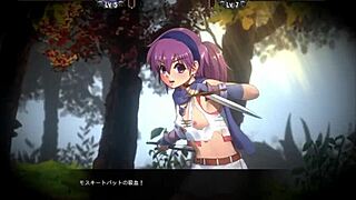 Hentai RPG gameplay with steamy anime action in tight leggings