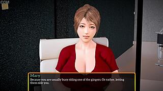 Milf With Big Tits Gets Her Pussy Licked In Family Fun.