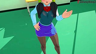 dragon ball zex android 18 and videl crave gohan in fantasy