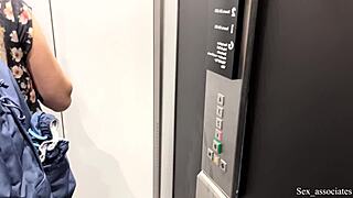 Stepmom Shocked by Erection in Inappropriate Amateur Bathing Scene. Voyeur Spies on Mother-in-Law.