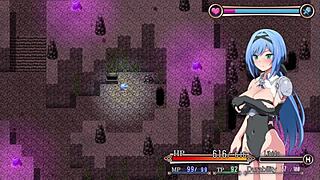 Watch the adventurer fall into the cave trap in Nightmare Knight part 2