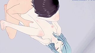 ena shinonome and shizuku hinomori intense sex project sekai hentai