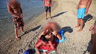 Join the cum party on the beach, my asshole's ready for all!