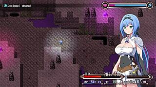 Watch the adventurer fall into the cave trap in Nightmare Knight part 2