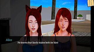 3D adult cartoon with family fun