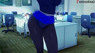 dragon ball zex android 18 and videl crave gohan in fantasy