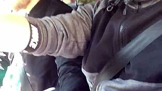 blonde guy gets bulge touched in public traffic quickie
