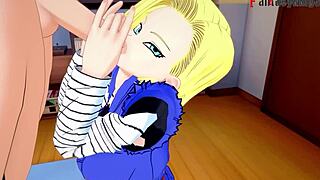 dragon ball zex android 18 and videl crave gohan in fantasy
