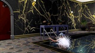 Sims 4 old fuckers in wild pool orgy with big tits