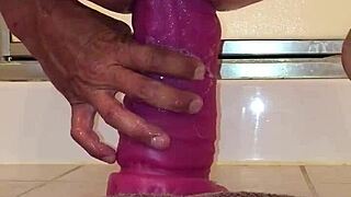 Gay Guy Gapes with Huge Bad Dragon Sleipnir