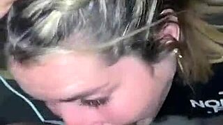 Hear the wet sounds of deepthroat in liquid lunch