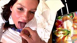 Horny Guy Can't Wait To Fuck Brunette's Pussy And Ass With His Hard Cock.