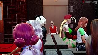 ファンタジー世界で助け求めるバニー娘のエロ懇願