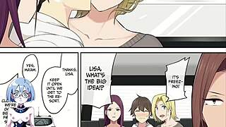 imaizumi says, 'welcome to my house, gals!'