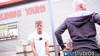 Flamboyant twinkie orgy turns steamy with anal