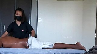 Cute Girl Gets Professional Massage