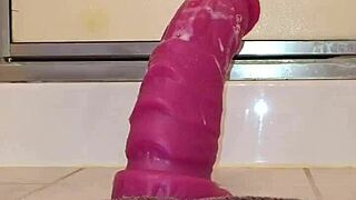 Gay Guy Gapes with Huge Bad Dragon Sleipnir