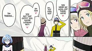 imaizumi says, 'welcome to my house, gals!'