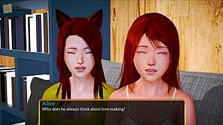 My new family 356: A walkthrough of the erotic cartoon game