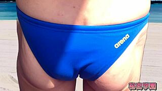 Did You Masturbate in Beach Volleyball Bikini? Anal Toy Fun!