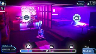 Onlyfap simulator 3 porn game full gameplay with nude sex and curvy tits