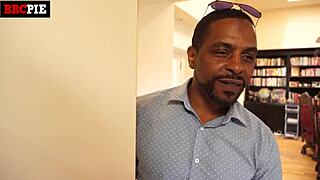 Slutty maid grips huge BBC with her massive milkers tight