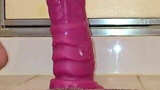 Gay Guy Gapes with Huge Bad Dragon Sleipnir