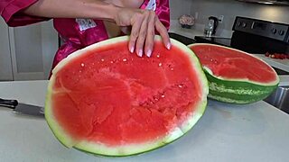 Young Asian Screams, 'I'm Orgasming Hard With Fruit Cum!'