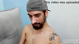 The friend sits on a massive 23cm cock.