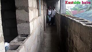 my husband caught me bent over fucking his driver