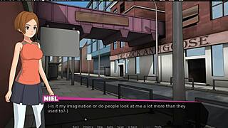 in this hentai, the fixer transfers minds and gets crossdressed