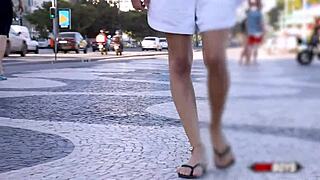Brazilian Amateur Teen Fucks Cute Guy in Doggystyle Bent Over