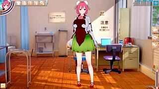 【エロゲーコイカツ！】東方 茨木華扇におっぱい揉みまくりh！3dcg巨乳アニメ動画 東方プロジェクト 【ヘンタイゲーム とうほう かせん いばらき】