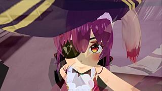 Hololewd Manager Part 3 Features Huge Tits And Interracial Action In 3D Hentai Game. Boobs Bounce.