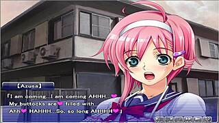 Hey, in Apartment of Love Ep 9, they're watching through a peeping hole in this hentai cartoon