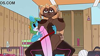 Commissioned hentai featuring futanari in anime style for curator