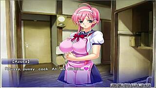 Hey, in Apartment of Love Ep 9, they're watching through a peeping hole in this hentai cartoon